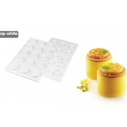 Online SILIKOMART Moule Silicone 15 Tourbillons 9ml Petit Modèle Professional