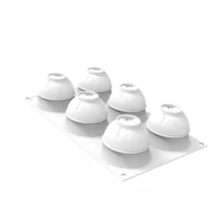 SILIKOMART Moule Silicone Atome Ø 6,3 x H 5,5 cm (x6)