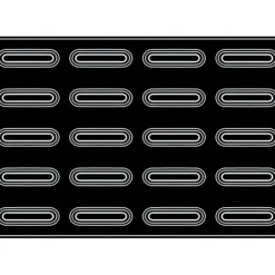 Sale PAVOFLEX Moule Silicone Bande Creuse 12 x 3,5 cm x H 3,2 cm (x20)