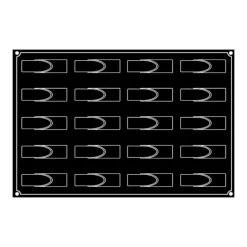 Clearance PAVOFLEX Moule Silicone Bande Ronde 12 x 3,3 cm x H 3,2 cm (x20)