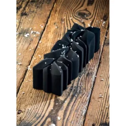 Hot PAVONI Moule Silicone Bûche Acanto 25,1 x 8,3 cm x H 7,9 cm