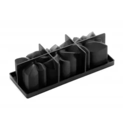 Hot PAVONI Moule Silicone Bûche Acanto 25,1 x 8,3 cm x H 7,9 cm