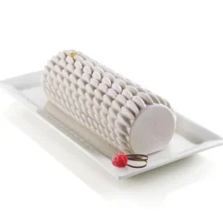 Clearance SILIKOMART Moule Silicone Bûche avec Quenelles 3D Design