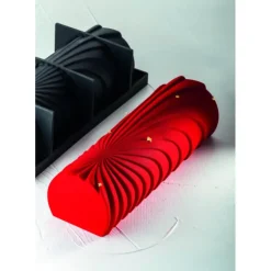 Hot PAVONI Moule Silicone Bûche Comète 25 x 8,8 cm x H 7,3 cm