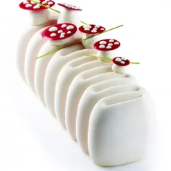 PAVONI Moule Silicone Bûche Crème 25 x 8,4 cm x H 7,5 cm