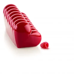 Clearance SILIKOMART Moule Silicone Bûche Cœur 24,8 x 8,8 x H 8 cm