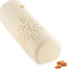Hot SILIKOMART Moule Silicone Bûche Flocon 25 x 8,1 x H 5,8 cm
