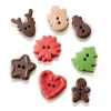 New SILIKOMART Moule Silicone Boutons Noël Chocolat 3,5 cm Easy Choc (x15)