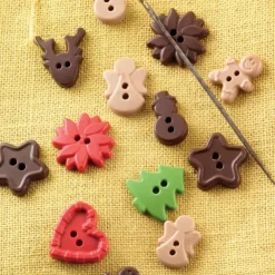 New SILIKOMART Moule Silicone Boutons Noël Chocolat 3,5 cm Easy Choc (x15)