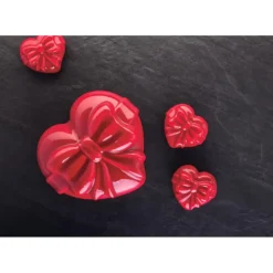 Clearance PAVOFLEX Moule Silicone Cadeau Coeur 7,3 x 6,6 cm x H 3,6 cm (x12)