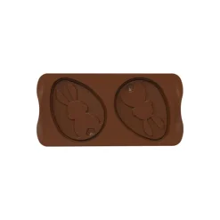 Best SILIKOMART Moule Silicone Chocolat Tablette Œuf Lapin (x2) Easy Choc