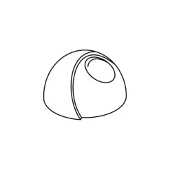 Outlet PAVOFLEX Moule Silicone Éclipse Ø 7,2 cm x H 4,1 cm (x24)