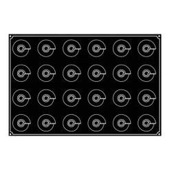 Online PAVOFLEX Moule Silicone Cône Ø 6,5 cm x H 6,5 cm (x24)