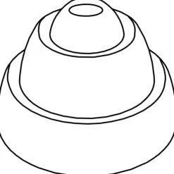 Best PAVOFLEX Moule Silicone Cône Anneaux Ø 7 cm x H 5 cm (x24)