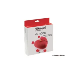 New SILIKOMART Moule Silicone Coeur Bombé 142 mm