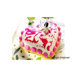 Outlet SILIKOMART Moule Silicone Coeur bombé professionnel 205 x 186 mm