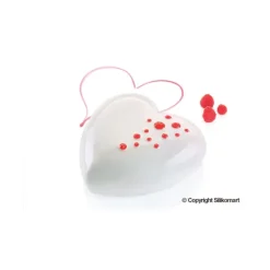 New SILIKOMART Moule silicone Coeur Bombé 170 mm Professional