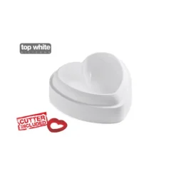New SILIKOMART Moule silicone Coeur Bombé 170 mm Professional