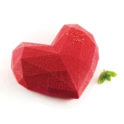 Clearance SILIKOMART Moule Silicone Coeur Origami 15x13,5 cm Professional