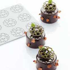 Online PAVONI Moule Silicone Décor Cercles Ø 5 x H 0,2 cm (x15)