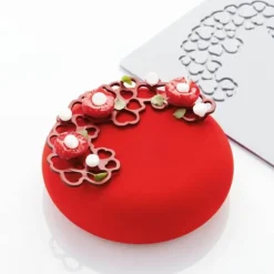 Sale PAVONI Moule Silicone Décor Cœur 13,7 x 7,6 x H 0,2 (x3)