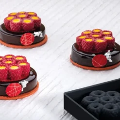 Online PAVONI Moule Silicone Décor Mini Framboises Ø 6,2 cm x H 2,1 cm (x8)