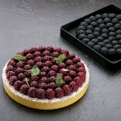 Best PAVONI Moule Silicone Décor Mûres Ø 18 cm x H 2,2 cm