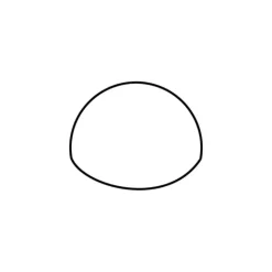 PAVOFLEX Moule Silicone Demi-sphère Ø 7 cm x H 4 cm (x24)