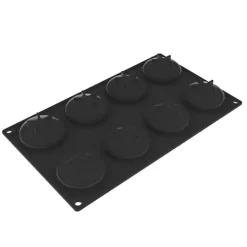 New PAVOFLEX Moule Silicone Frisbee Ø 6 cm x H 2,8 cm (x8)