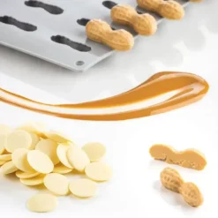 Best PAVONI Moule Silicone Gourmand Cacahuète 4,7 x 1,9 x H 1,6 cm (x24)