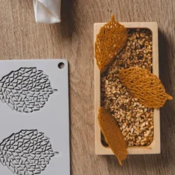 Sale PAVONI Moule Silicone Gourmand Feuille 7,3 x 5,5 x H 0,2 cm (x8)