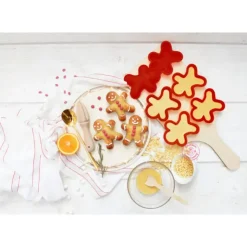 Hot SCRAPCOOKING Moule Silicone Individuel Bonhomme 10,5 cm (x6)