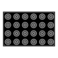 New PAVOFLEX Moule Silicone Kouglof Ø 7 cm x H 3,3 cm (x24)