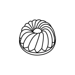 New PAVOFLEX Moule Silicone Kouglof Ø 7 cm x H 3,3 cm (x24)