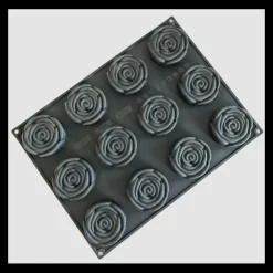 Outlet PAVONI Moule Silicone La Vie En Rose Ø 7,8 x H 2,6 cm (x12) Cédric Grolet Pavoflex