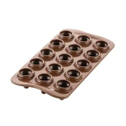 Hot SILIKOMART Moule Silicone Mini Sapin Chocolat Ø 2,8 x H 3 cm Easy Choc (x15)