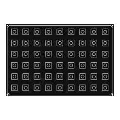 Online PAVOFLEX Moule Silicone Mini-Cube 3 cm x H 3 cm (x54)