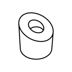 New PAVOFLEX Moule Silicone Mini-Cylindre Ø 3,5 cm x H 3,5 cm (x54)