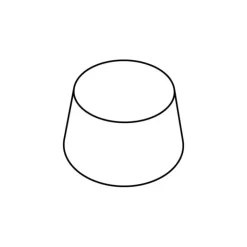 PAVOFLEX Moule Silicone Muffin Ø 7 cm x H 4 cm (x24)