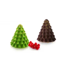 New SILIKOMART Moule Silicone Sapin Magique Ø 6,7 x H 7,4 cm (x6)