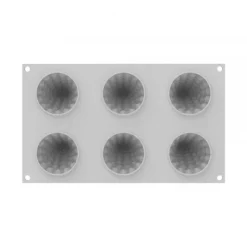 New SILIKOMART Moule Silicone Sapin Magique Ø 6,7 x H 7,4 cm (x6)