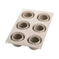 SILIKOMART Moule Silicone Segreti del bosco Ø 6,5 x H 5,5 cm (x6)