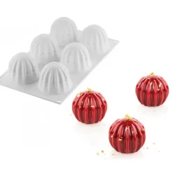 Discount SILIKOMART Moule Silicone Sphère Supernova Ø 6,4 cm x H 5,6 cm (x6) Professional