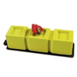 New PAVOFLEX Moule Silicone Tricube 12 x 3,2 cm x H 3,2 cm (x25)