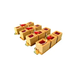 New PAVOFLEX Moule Silicone Tricube 12 x 3,2 cm x H 3,2 cm (x25)