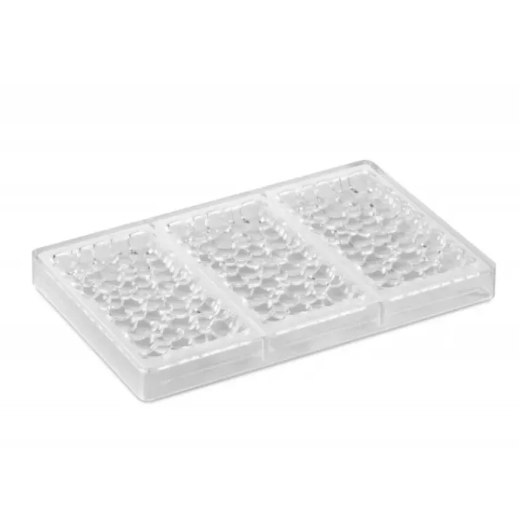 Outlet PAVONI Moule Tablette Chocolat Pétillant 15 x 7,7 cm x H 1,2 cm (x3)