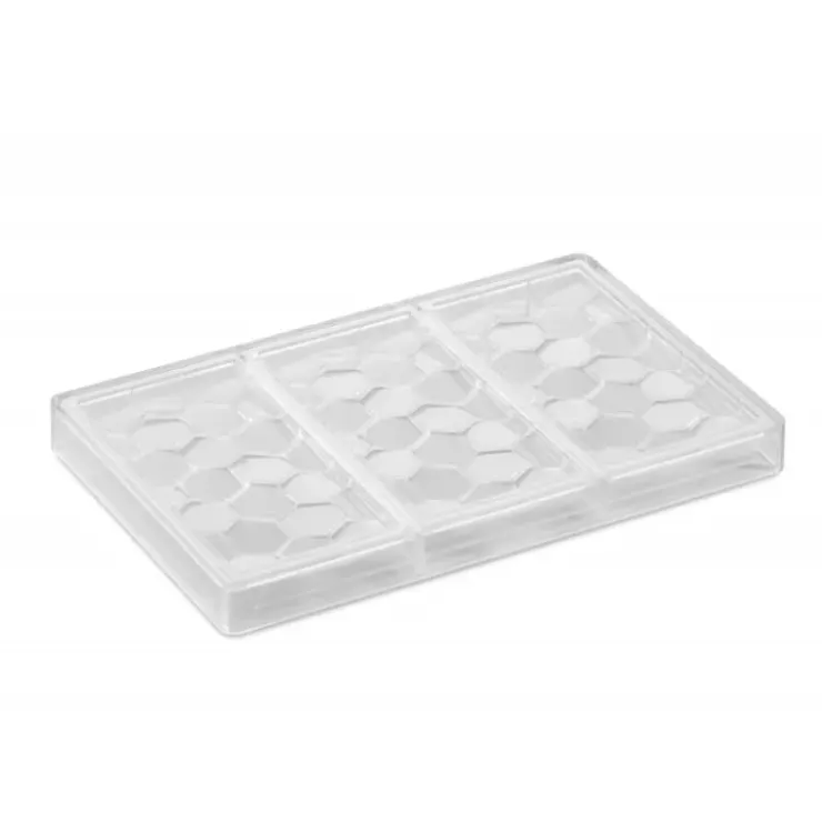 Best PAVONI Moule Tablette Chocolat Pavé 15,5 x 7,8 cm x H 1 cm (x3)