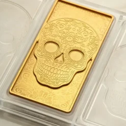 Clearance PAVONI Moule Tablette Chocolat Tête de Mort 15,4 x 7,7 cm