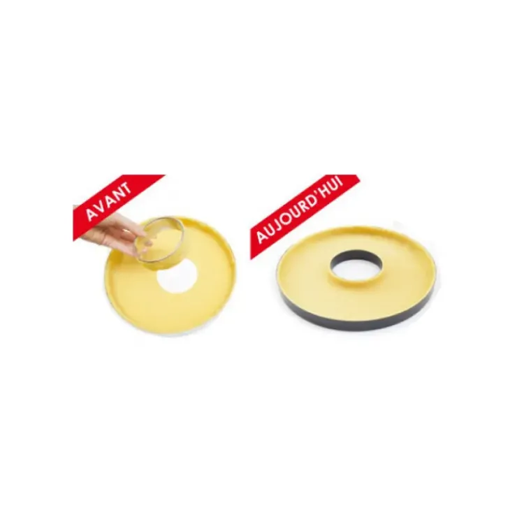 SCRAPCOOKING Moule Tarte Couronne Ø30cm Fond Amovible Anti-Adhésif