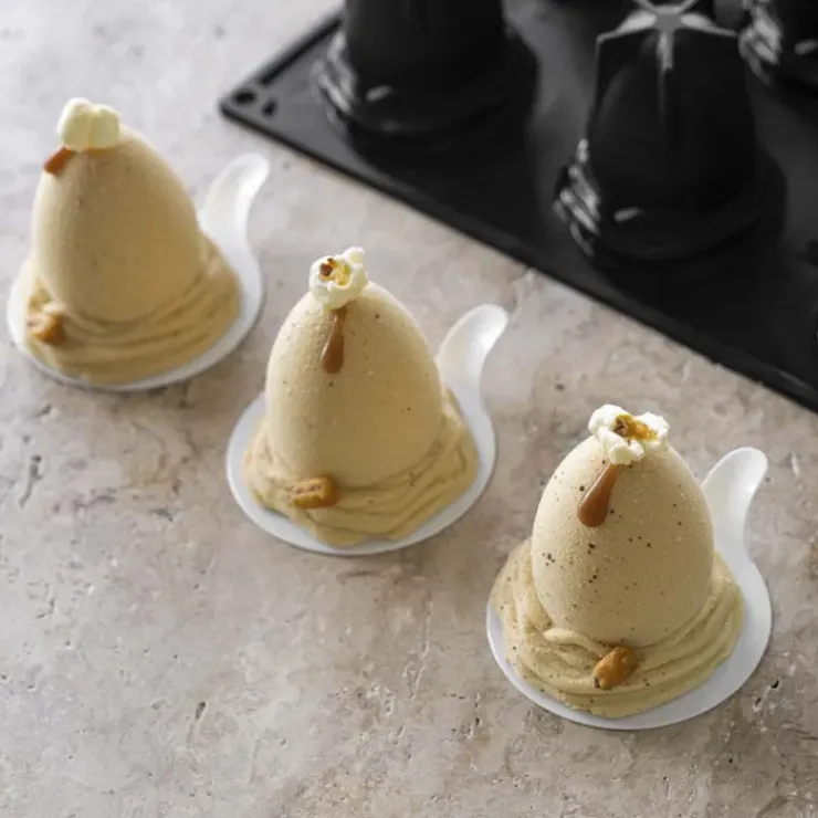 PAVONI Moule Œuf de Pâques Mono Ø 7 × H 7,2 cm (x12)